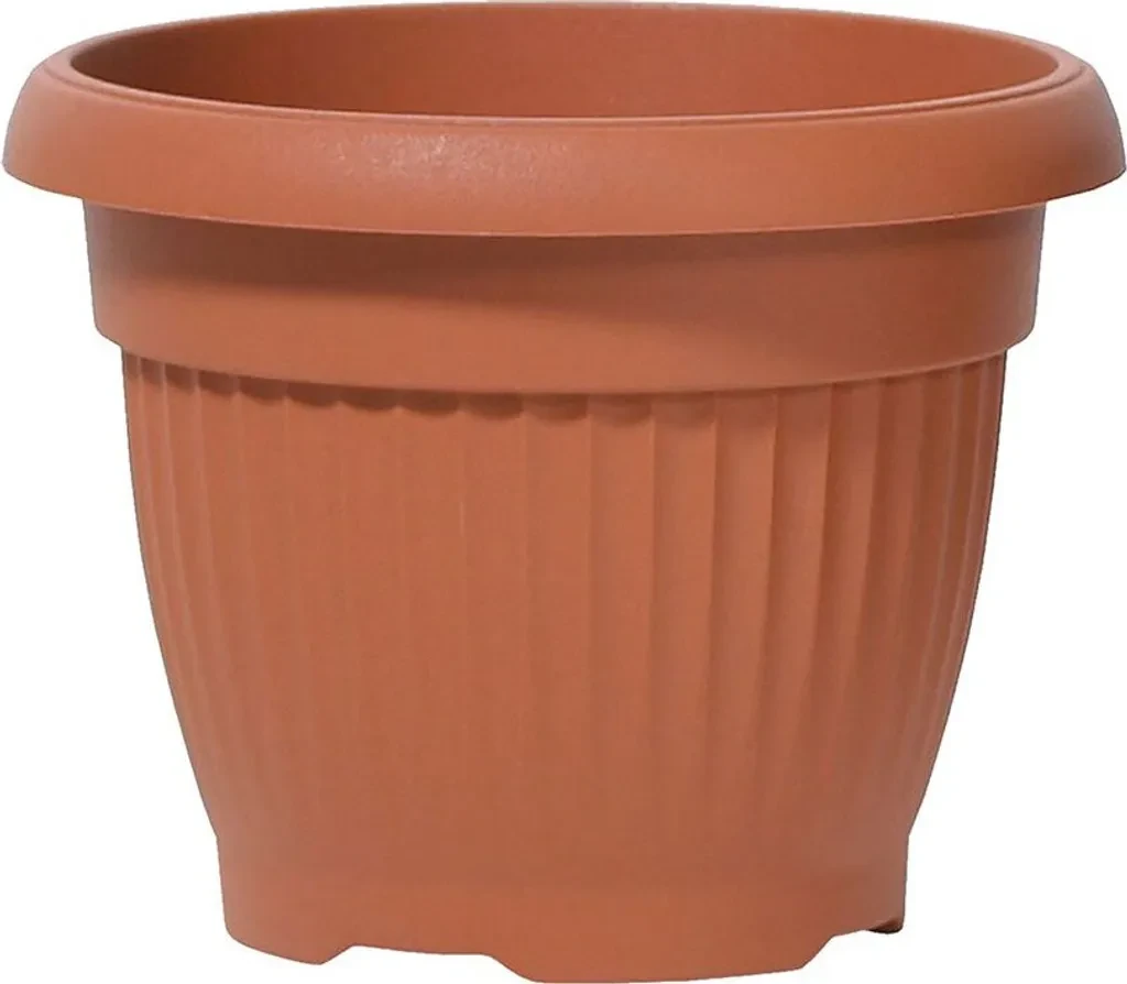 Blumentopf 15×15×11,5 cm – „Terra“ Kollektion, 1 L, Orange