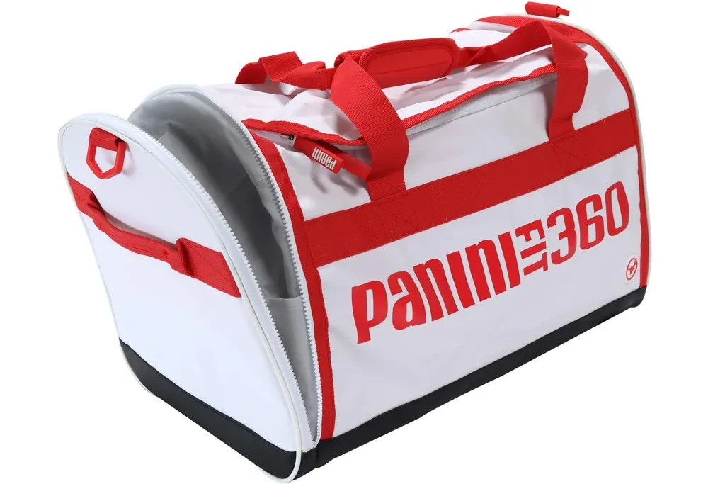Panini Sporttasche „FIT 360“ – 46×31×27 cm, Weiß/Rot