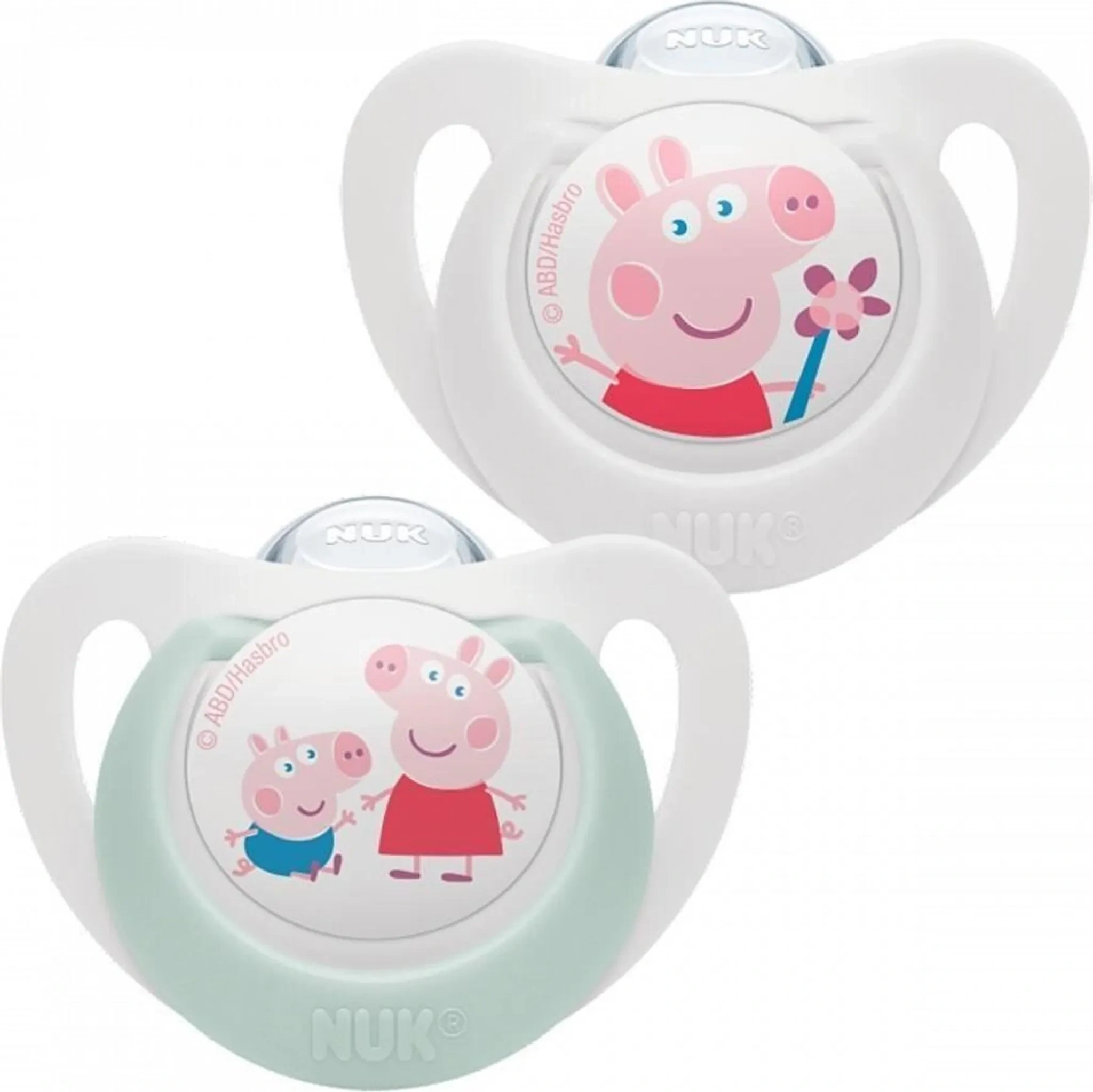 NUK Schnuller Peppa Pig Star, 18–36 Monate, 2 Stück