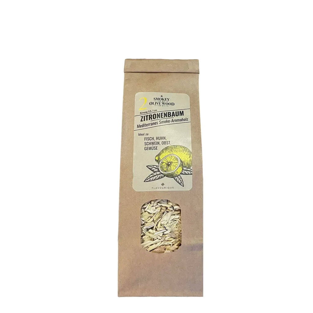 Zitronenholzchips zum Grillen & Räuchern – 500 ml